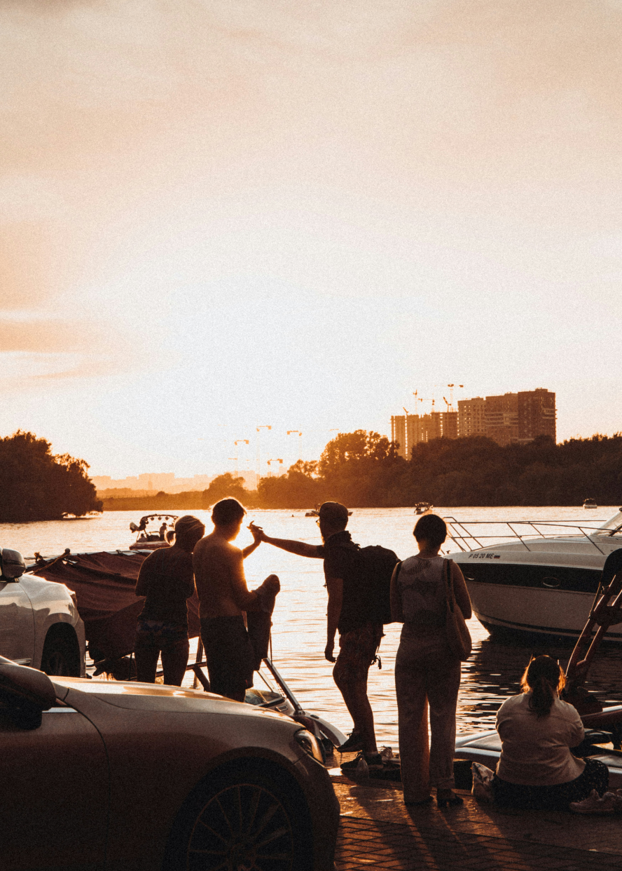 Groupe MIRA Experience à Marrakech au coucher de soleil
